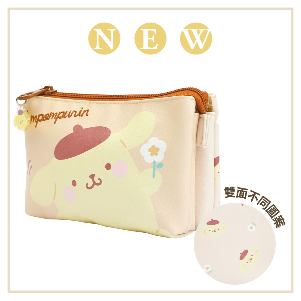 【HOUSUXI】三麗鷗布丁狗-刺繡三層收納包【新品上市↘76折起】＜售價已折＞