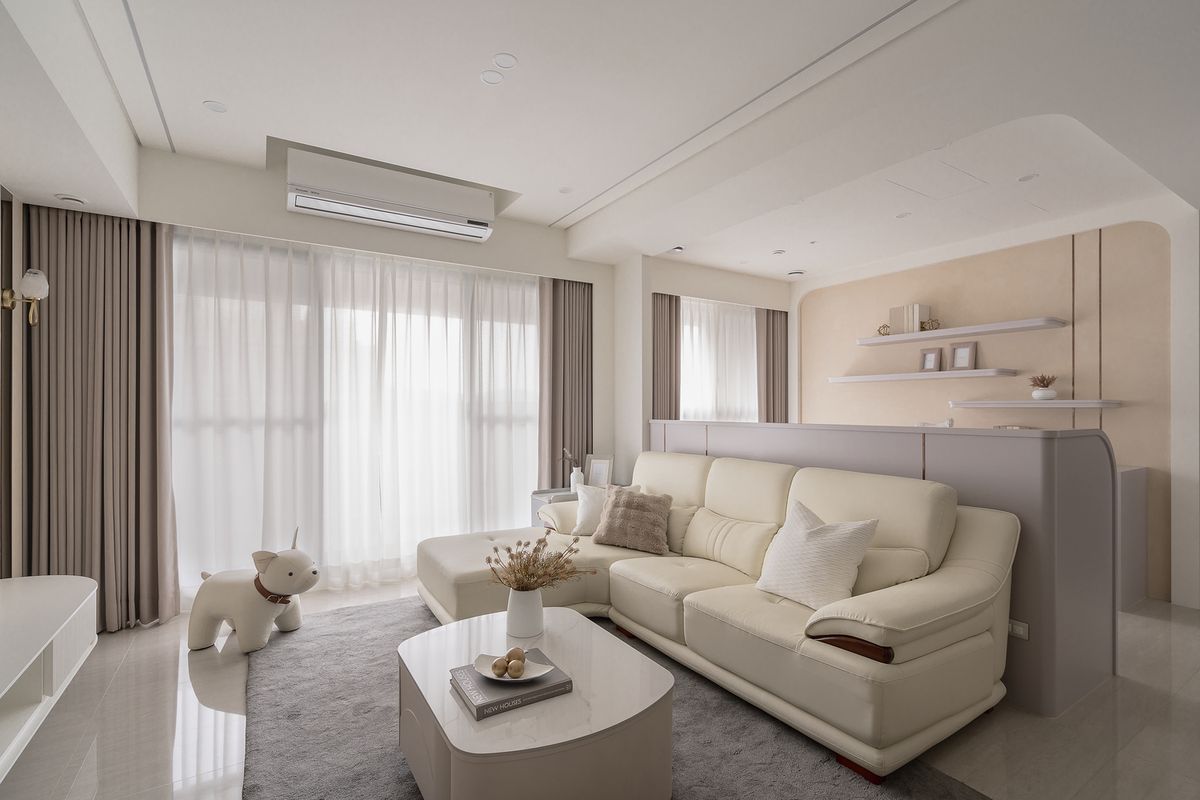 客廳；收納設計；住宅；建築；室內設計