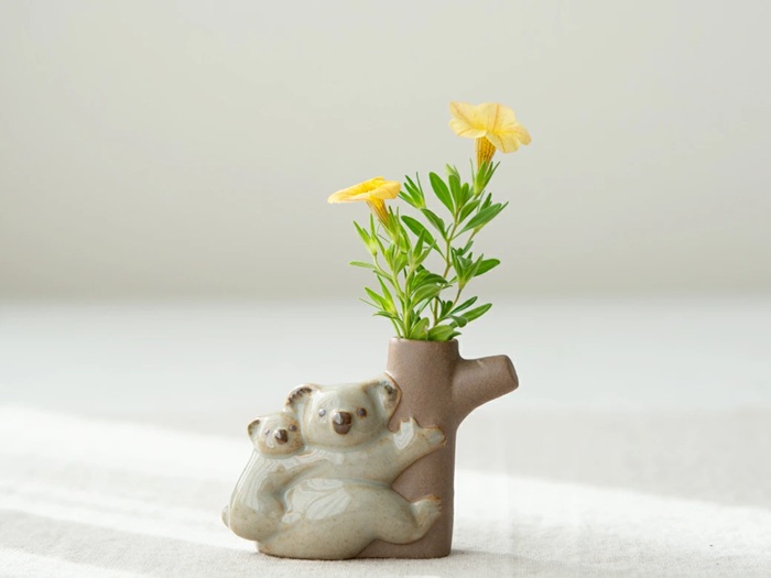 動物造型花瓶