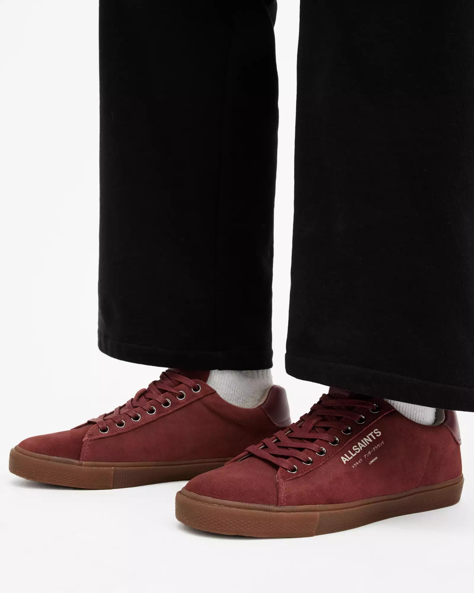 ALLSAINTS UNDERGROUND 麂皮低筒鞋