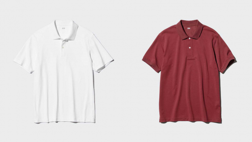 UNIQLO DRY網眼POLO衫(短袖)／790元，AIRism棉質網眼POLO衫(短袖)／790元（圖／品牌提供）