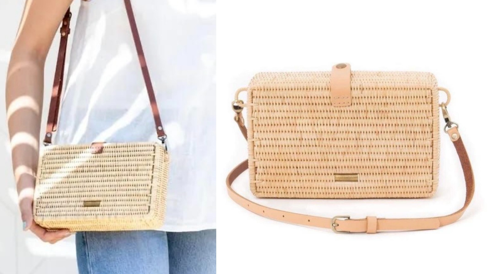 荷蘭設計 Manava One 原色藤編包