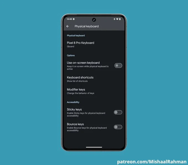 Android 15 新功能曝光，Windows 電腦的「黏滯鍵」在手機上也能通