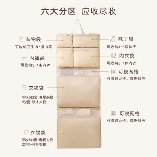 旅行收納袋行李箱收納整理包衣物內衣內褲分裝袋出門方便攜帶