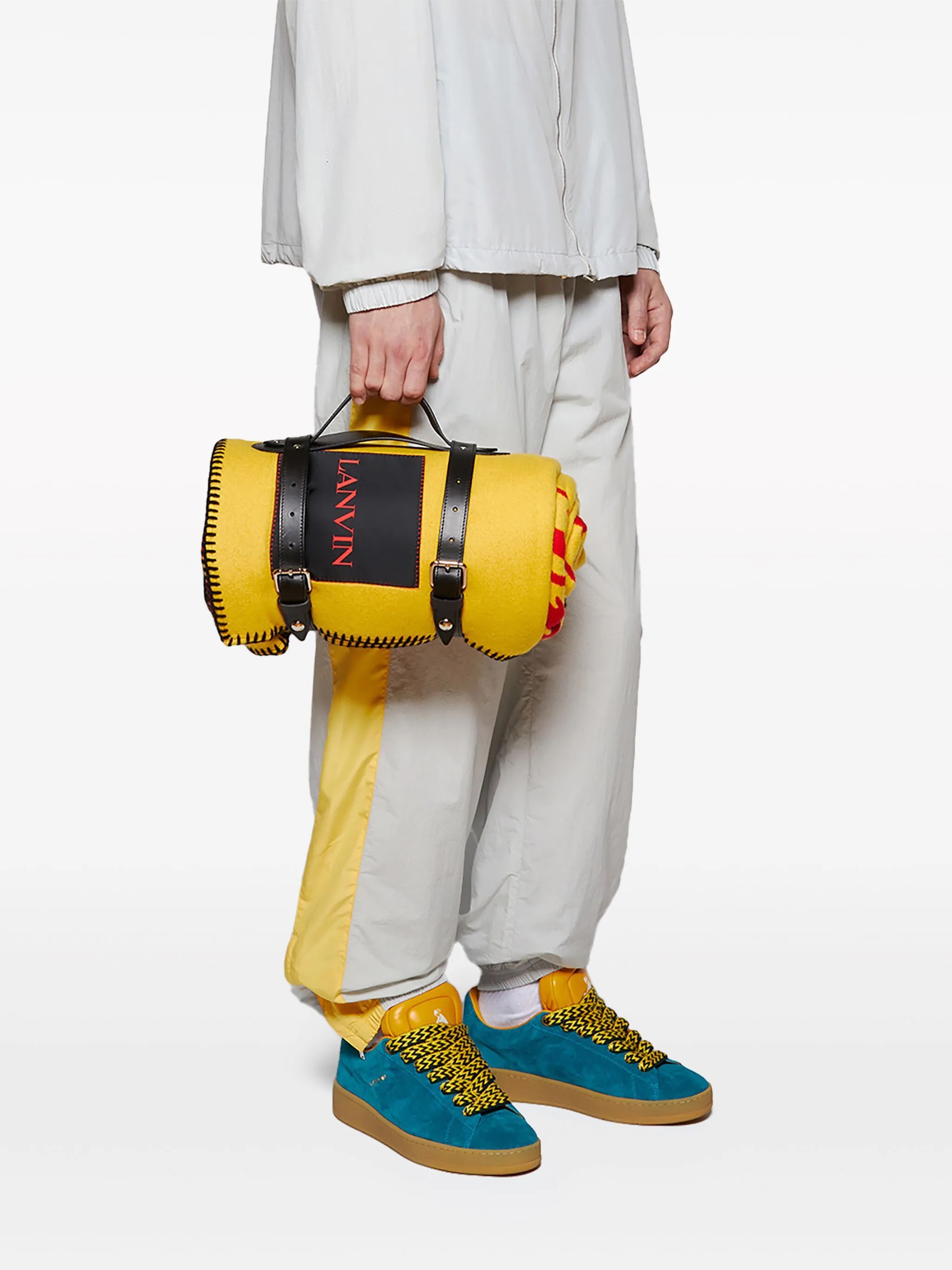 Lanvin x Future Hyper Curb suede sneakers