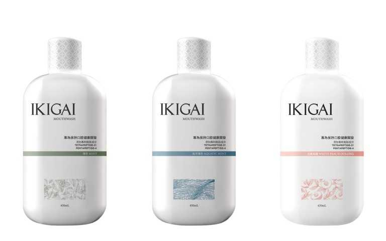 IKIGAI漱口水推出海洋薄荷、薄荷與全新白桃烏龍三款口味，打造更具儀式感的口腔保養體驗。（圖／品牌提供）