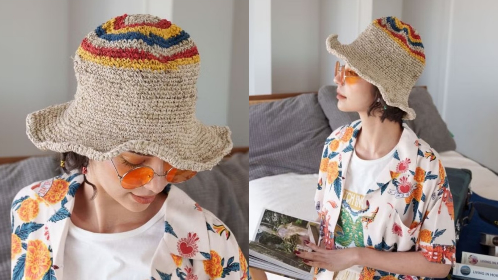 尼泊爾草木日和手工編織草帽