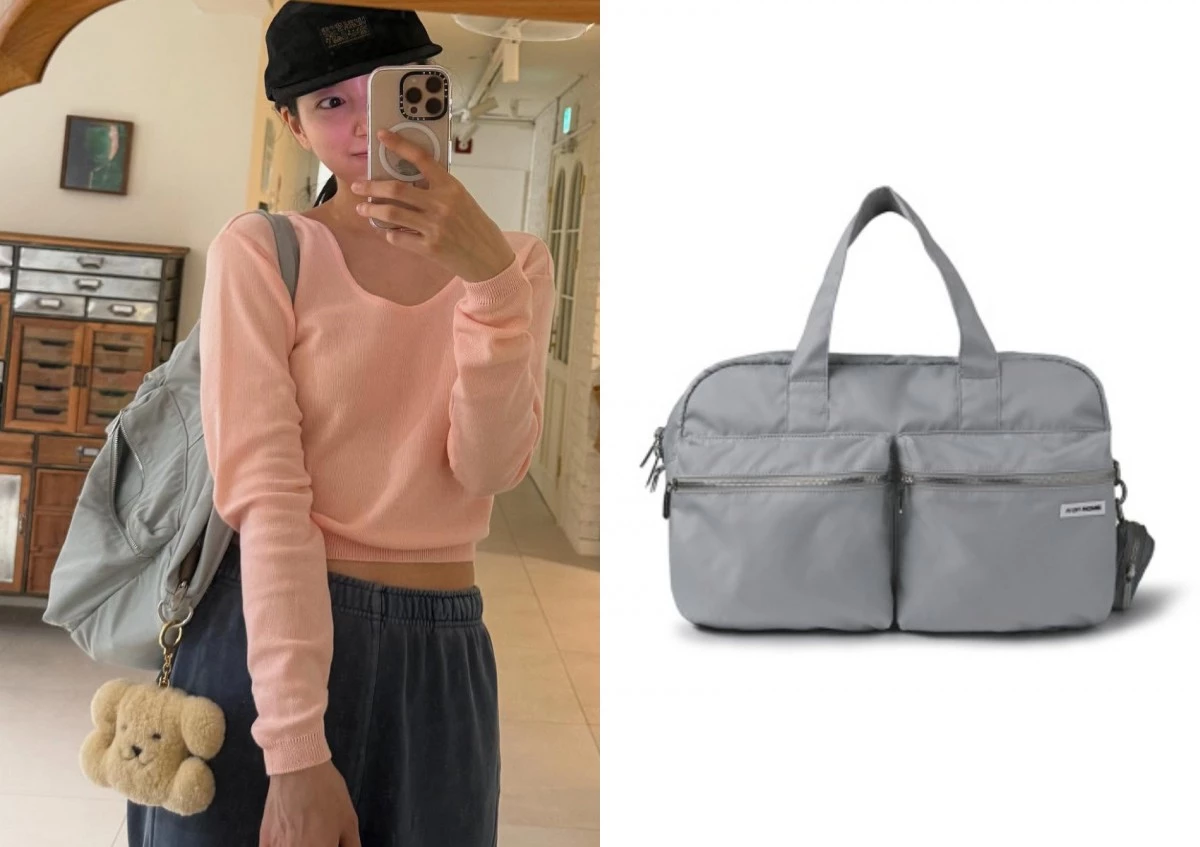 秀智同款Avam袋包推薦3：Nylon Tumbler Bag Grey