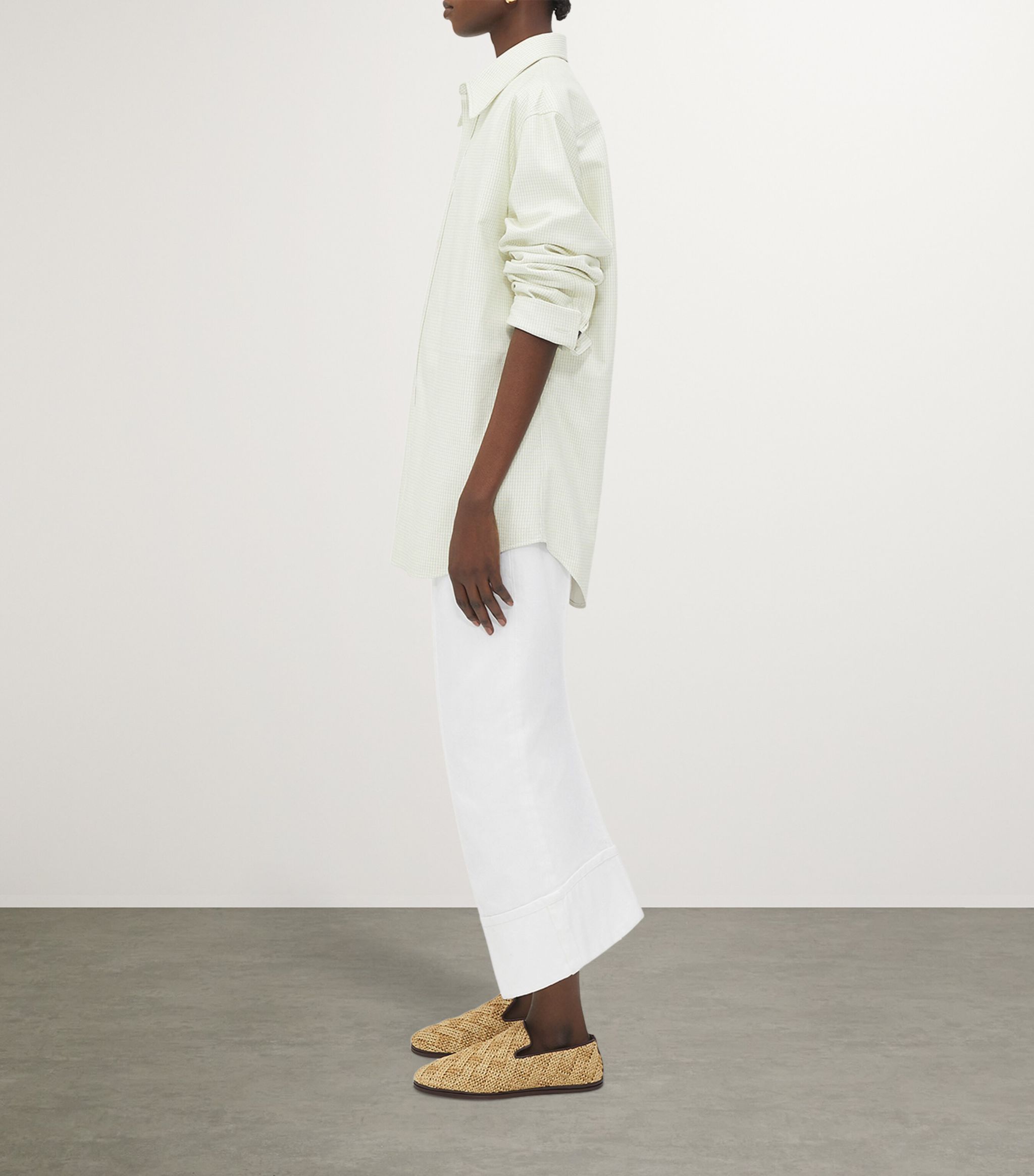 BOTTEGA VENETA Raffia Sunday Slippers