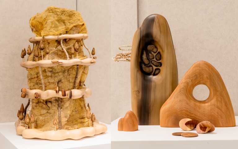 2025臺灣工藝獎 工藝美術組 《嶺會》陳姿亦作品。(圖/業者提供)​