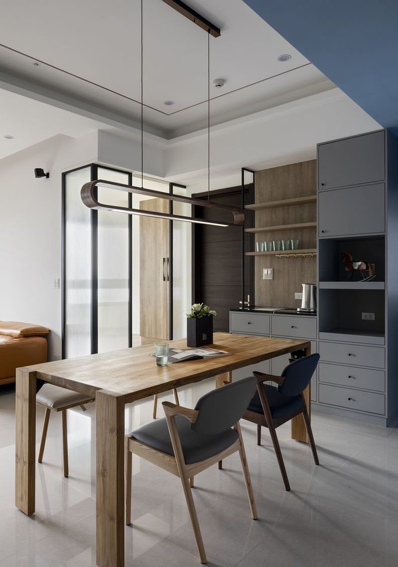 餐邊櫃；餐廳；住宅；；室內設計