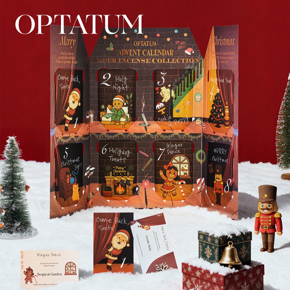 🎄新禮物【OPTATUM】聖誕節倒數日曆紙薰香 室內擴香