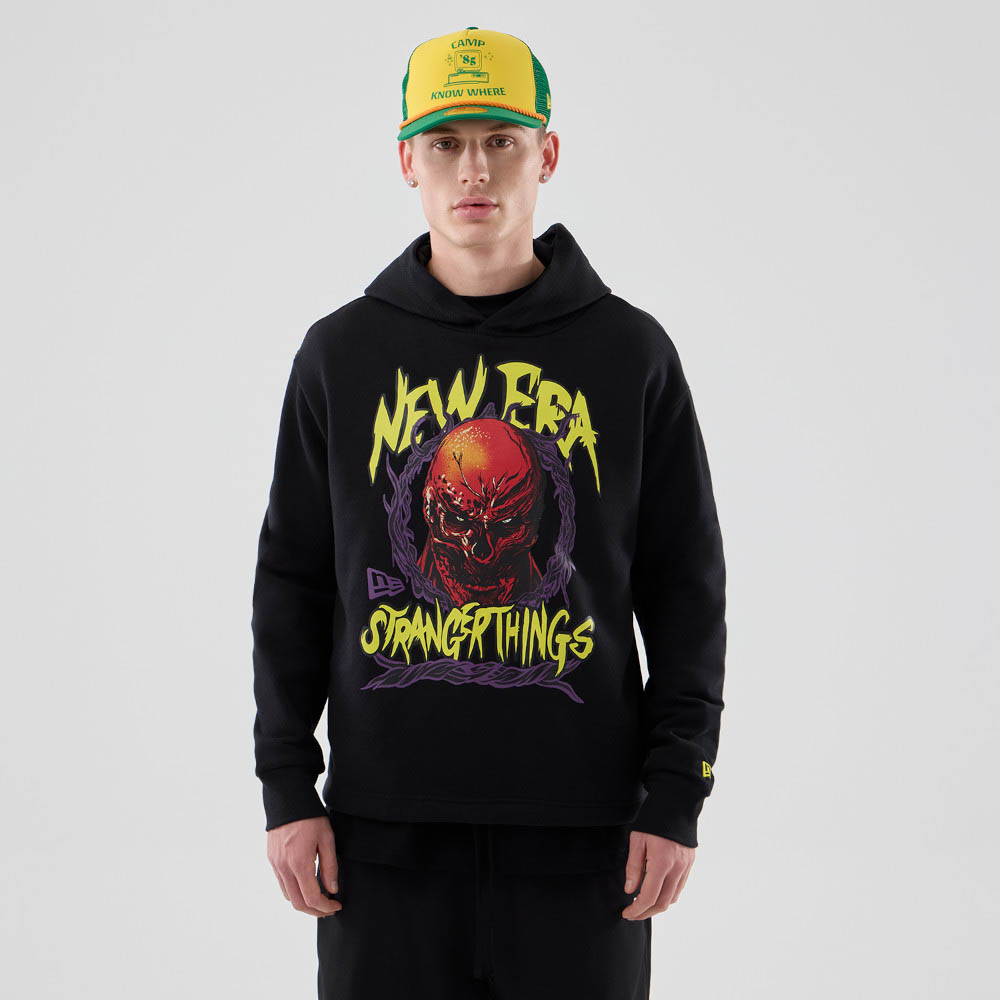 NEW ERA 男女 連帽上衣 Stranger Things 怪奇物語 黑 NE60833730