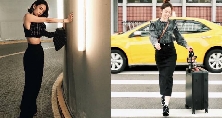 陳庭妮非常擅長利用高腰設計的褲子或裙子拉高腰線，瞬間拉長下半身比例，不僅顯腿長，也讓整體身形更修飾。