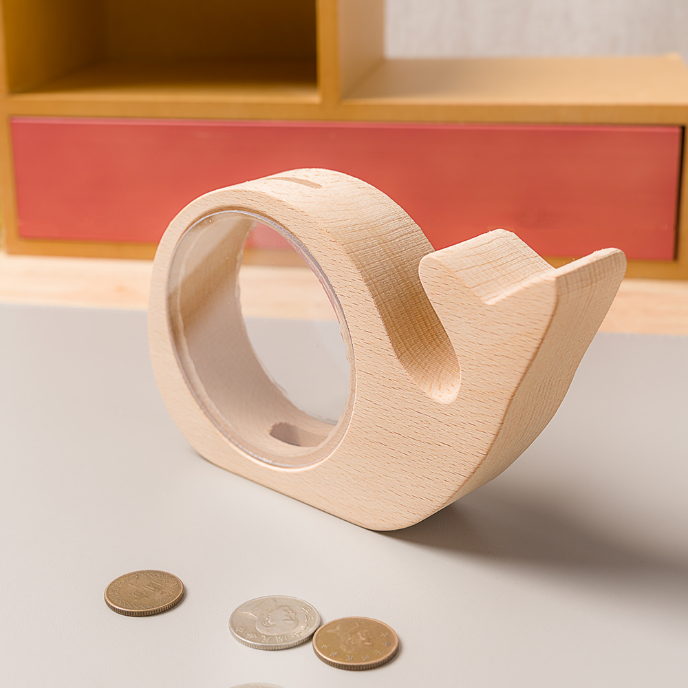 *海洋鯨魚原木存錢筒