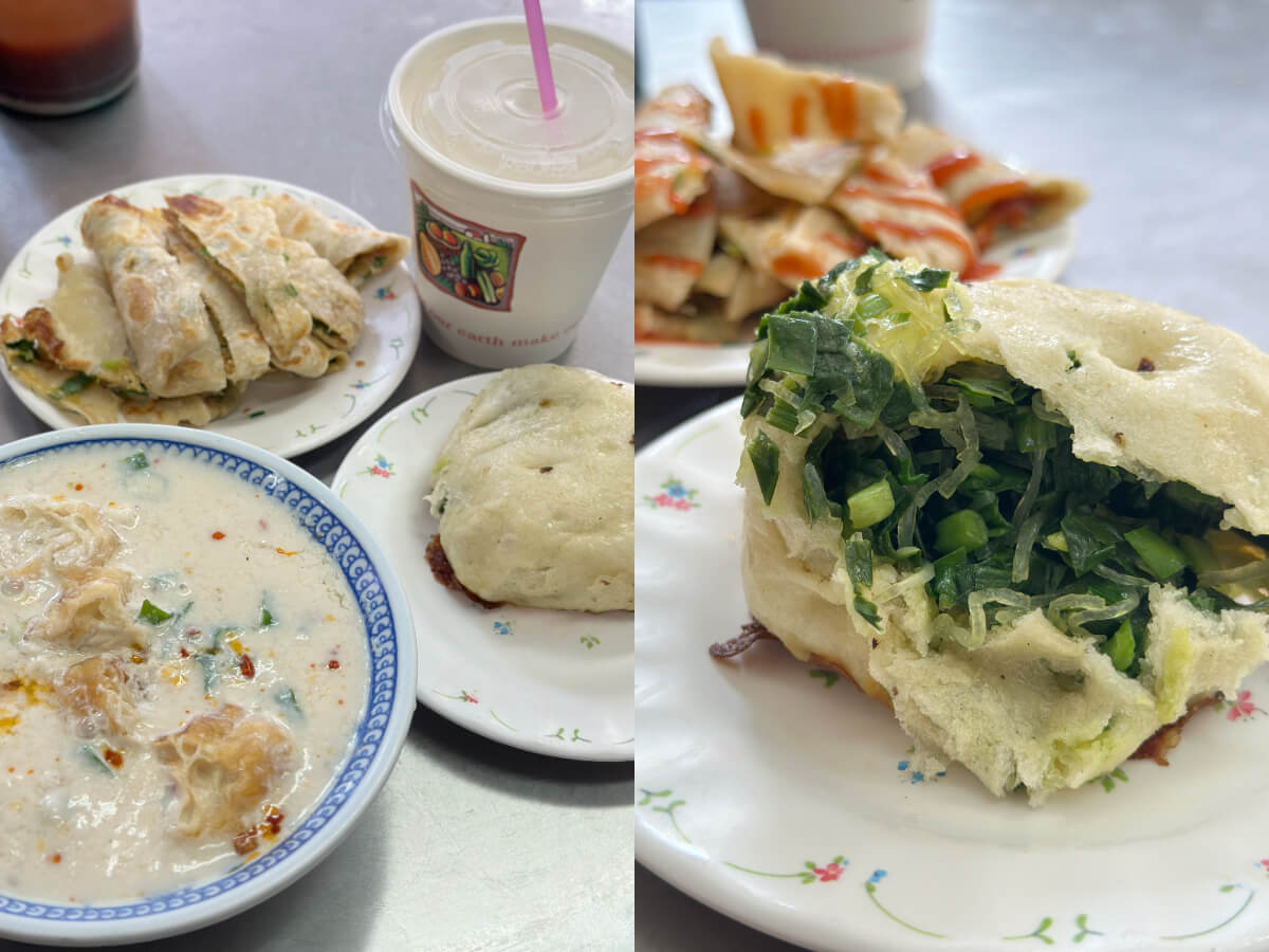 影｜台中美食｜用銅板吃爆豐原隱藏版美食！現桿現煎的手工蛋餅、皮薄Q彈肉圓