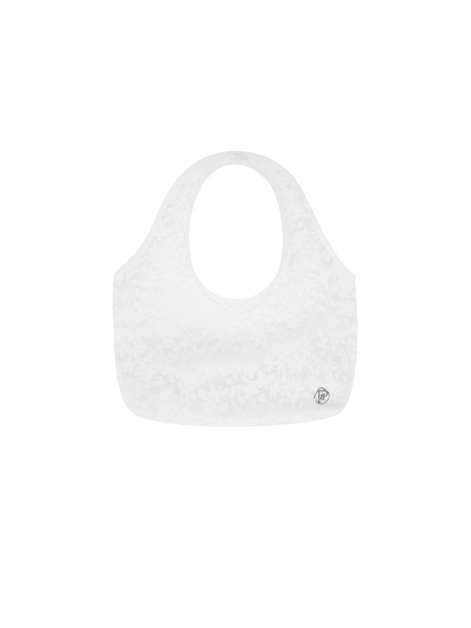 Flower Mesh Bag _ White