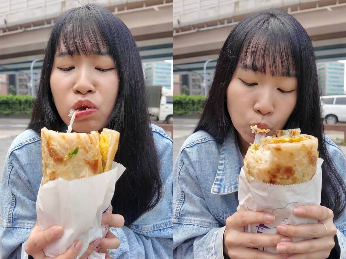 台北早餐推薦｜吃完馬上暈碳！台北最強巨無霸飯糰，上順興香Q飯糰重新開幕，蔥油餅包飯糰太狂