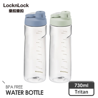 樂扣樂扣 (買1送1) Tritan簡約好握水壺730ml (2色)
