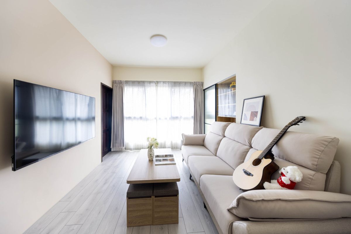 客廳；收納設計；住宅；建築；室內設計