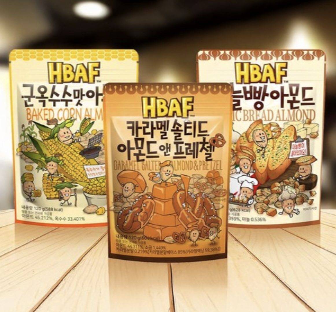 HBAF 焦糖杏仁果與蝴蝶餅