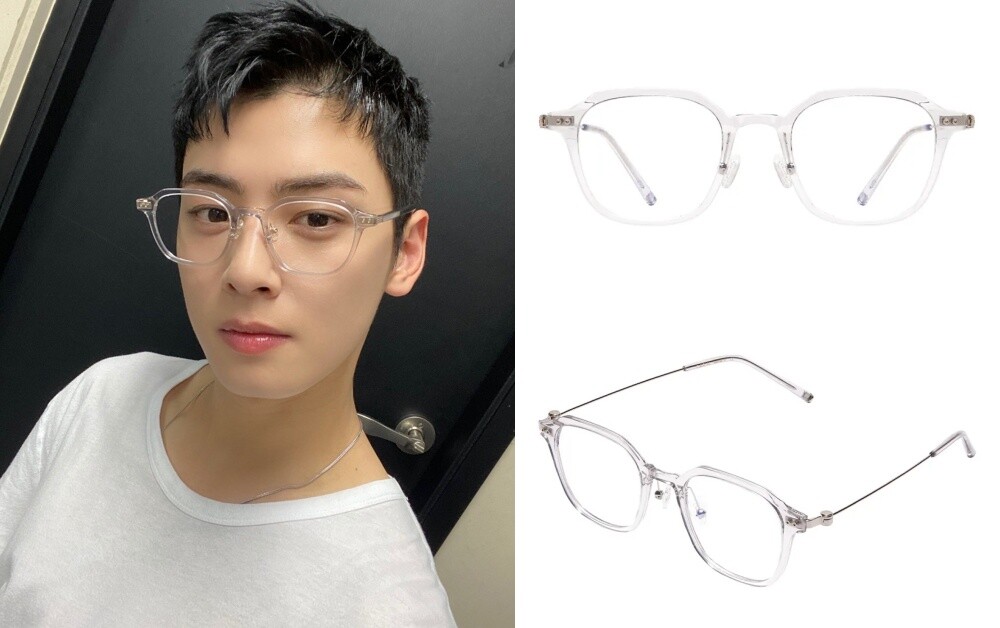 韓星同款眼鏡推薦6：車銀優 - CARIN RUTH+C3透明眼鏡