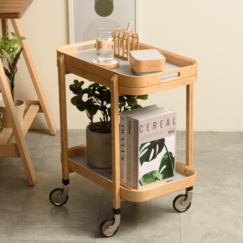 Gudee | ROCA 方形推車 - 原竹色