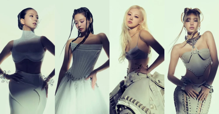 BLACKPINK 在《DEADLINE》中將以更成熟的聲音面貌與突破性的曲風與大家見面，目前也陸續釋出兩套四人的形象，第一套以白、米、銀色為基底，打造具強烈視覺且充滿外來感的風格。
