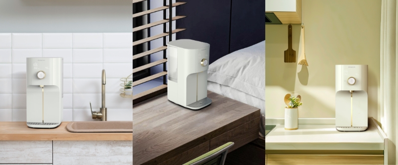 OVO 攜特力屋推小宅 RO 瞬熱飲水機 Slim SR3，窄版設計小空間就擺得下、露營也適用