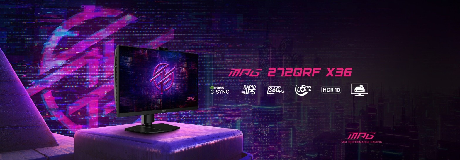 【CES 2026】MPG 272QRF X36 電競螢幕登場，MSI 攜手 NVIDIA！360Hz 加上 G-SYNC Pulsar 技術不僅順還更清晰