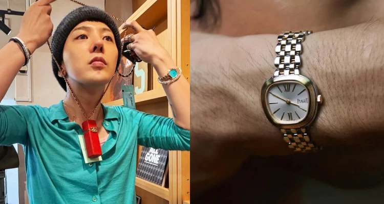 除了GD戴的同款綠松石面盤之外，Piaget「Sixtie」系列其實還推出多款不同材質與設計的選擇，從簡約俐落的精鋼款、溫潤優雅的玫瑰金版本，到鑲嵌鑽石的華麗款式，各自展現截然不同的風格魅力。以下也精選6款值得關注的「Sixtie」腕錶，無論偏好低調日常佩戴，或是想為造型增添亮點，都能從中找到適合自己的那一款。