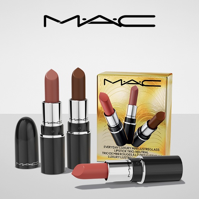 【MAC】3色迷你水唇膏組 | 情人節禮物 交換禮物 新年禮物 保養 彩妝