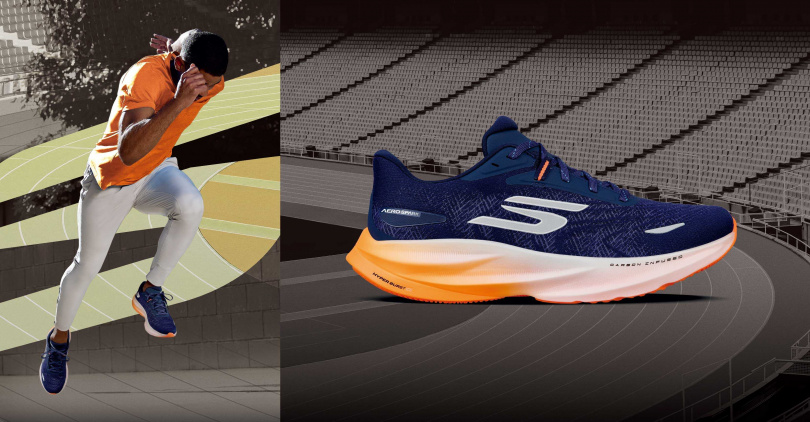 SKECHERS AERO SPARK 專業跑鞋  男款 5,890元（圖／品牌提供）