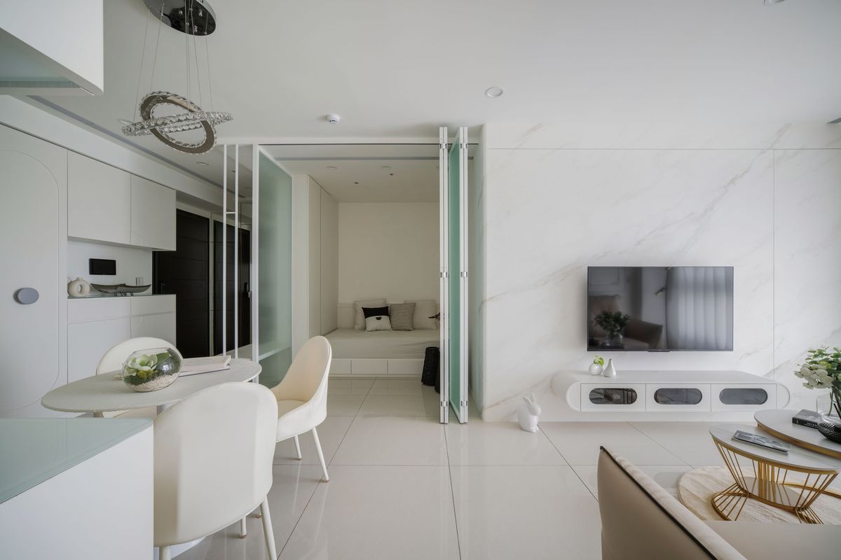 四方丰巢創研設計；法式古典；現代設計；小宅；住宅；室內設計