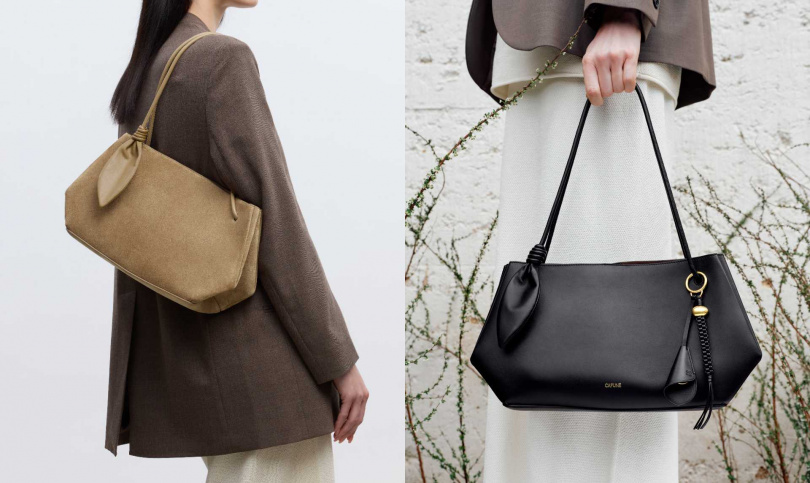 Cafuné Ori Shoulder Bag 皮革、麂皮／14,620元～14,890元（圖／品牌提供）