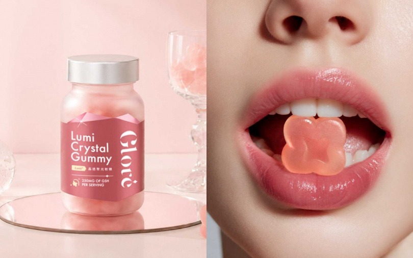 Lumi+晶透聚光軟糖幫你有感調理透亮好氣色。（圖／品牌提供）
