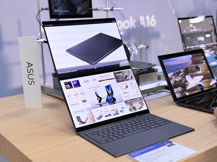 Asus 搭載 Intel Core Ultra 3 系列 AI 筆電預購中，雙螢幕 Zenbook DUO 售價 94,999 元