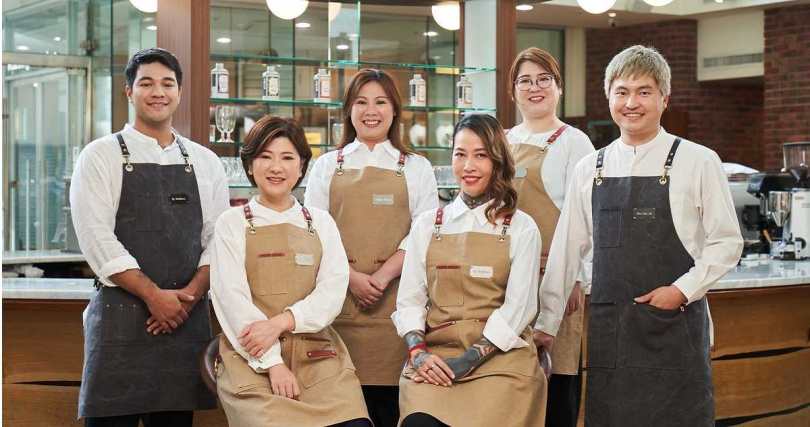 UCC咖啡冠軍團隊集結來自台灣、香港、日本、泰國共6位冠軍咖啡師。（圖／UCC提供）