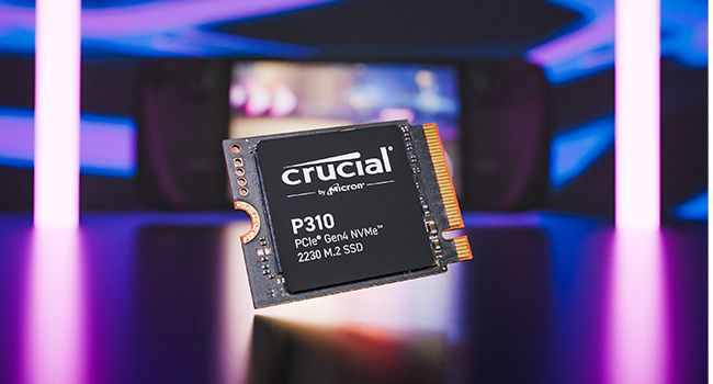 美光推出 Crucial P310：業界最快的 2230 Gen4 消費級 SSD，專為掌機、超薄筆記電腦設計