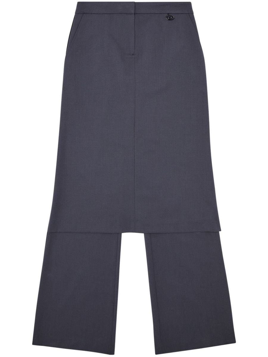 Diesel Straight Trousers With Layered Design
