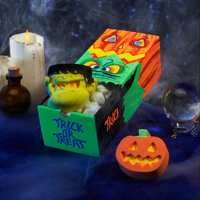 【LUSH 英國直營】不給糖就泡澡｜調皮搗蛋 泡澡禮盒｜萬聖節限定