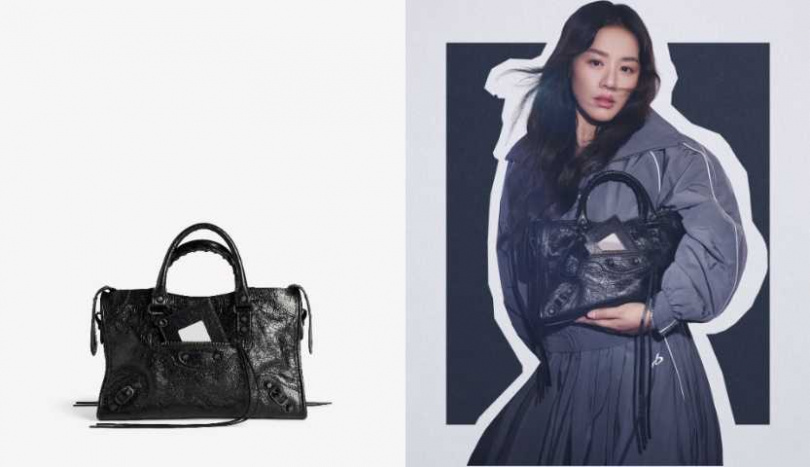 BALENCIAGA LE CITY BAG SMALL 小型黑色經典肩背手提包／79,900元（圖／品牌提供）