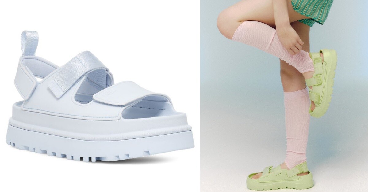 2024夏日「平價涼鞋」推薦：NewJeans同款UGG、Fila超百搭，防滑防腳臭，雨天也能穿！