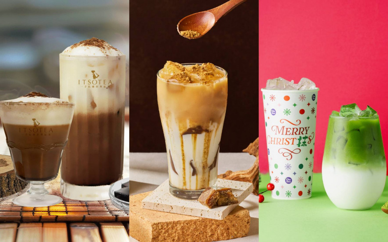 冬天手搖飲大戰開打！黑糖粉粿、焙茶香、濃抹茶一次喝個夠