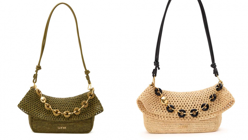 LOEWE  Ola織籃包／74,000元（圖／品牌提供）