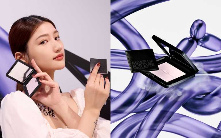 MAKE UP FOR EVER HD SKIN粉無痕光圈蜜粉餅 #0.2小仙紫。（圖／品牌提供）