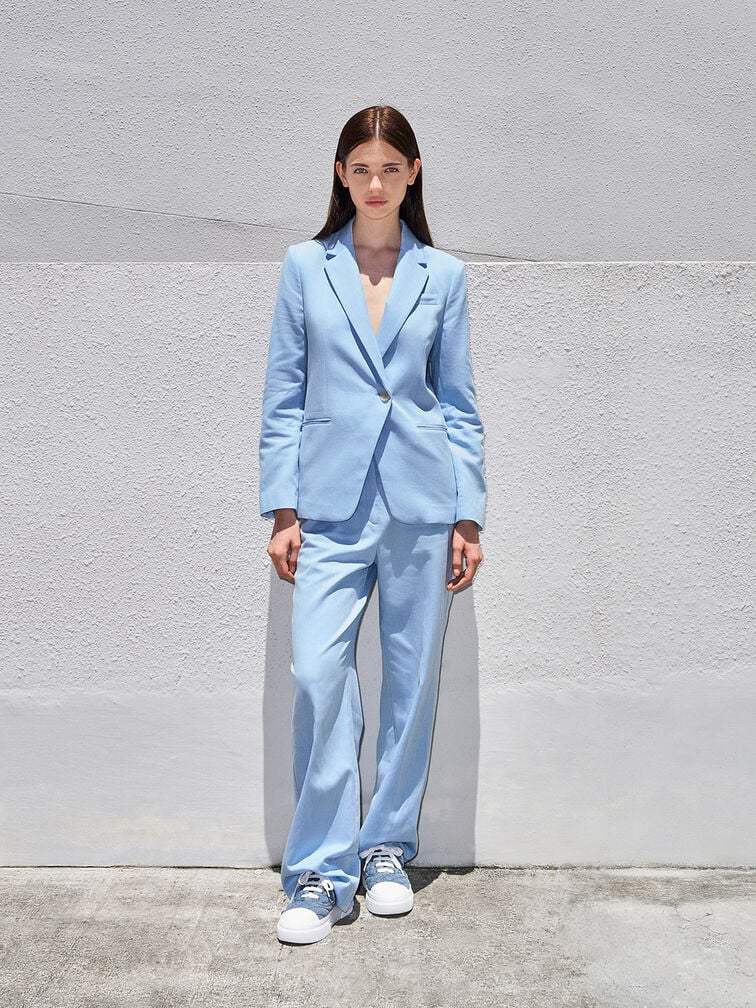 CHARLES & KEITH Joshi 厚底綁帶休閒鞋