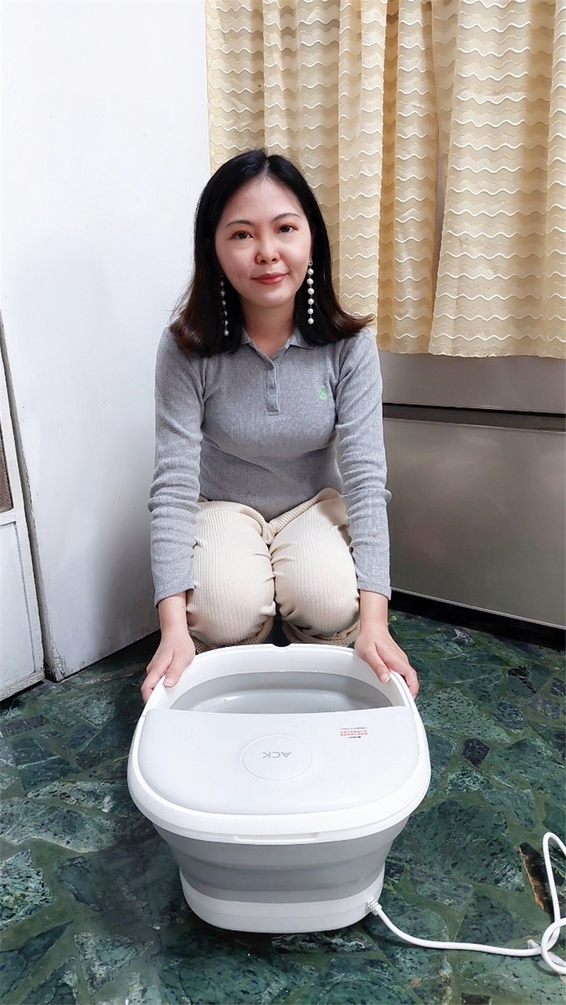 生活｜ ACK艾斯凱 三段溫控恆溫遙控足浴盆，超級舒服 足