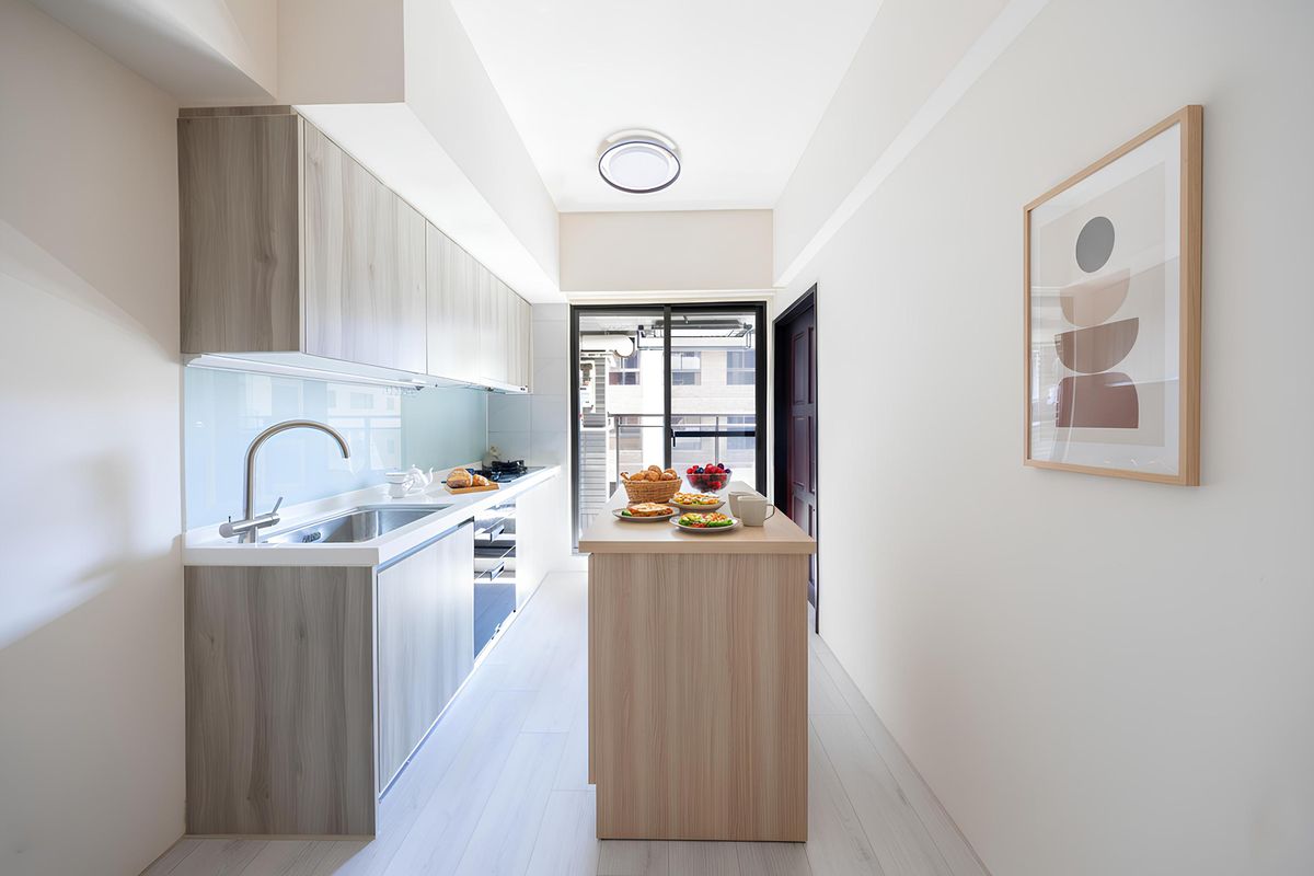 廚房；小坪數空間；小宅；住宅；室內設計