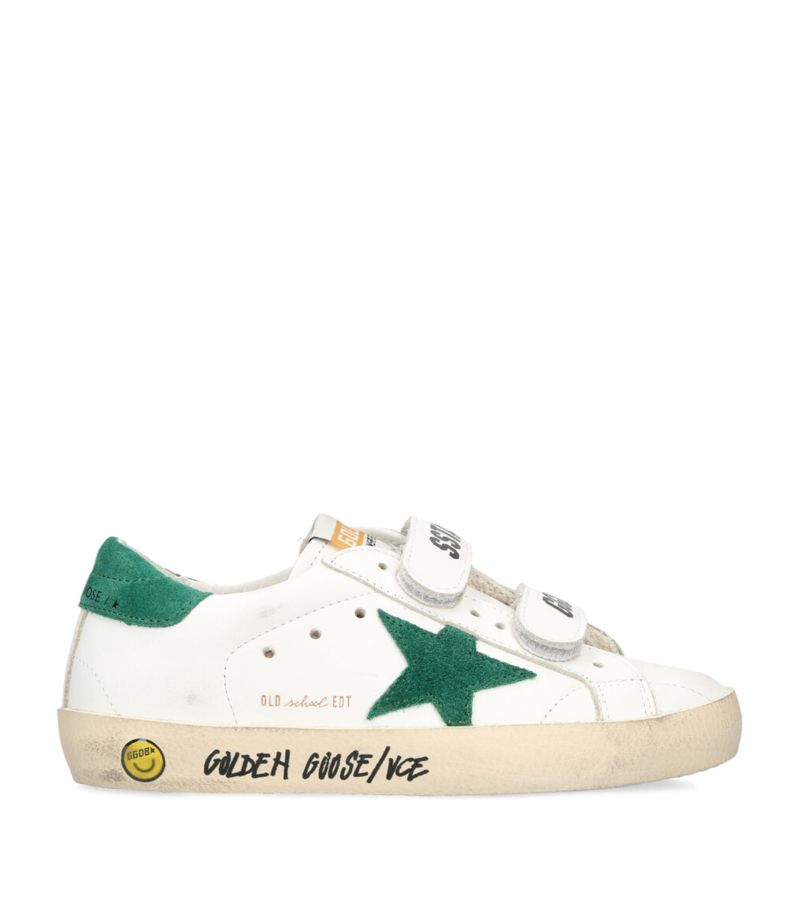 Golden Goose Velcro-Strap Old School Sneakers